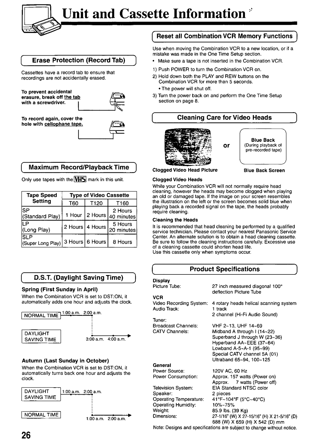 Panasonic AG-527D manual 