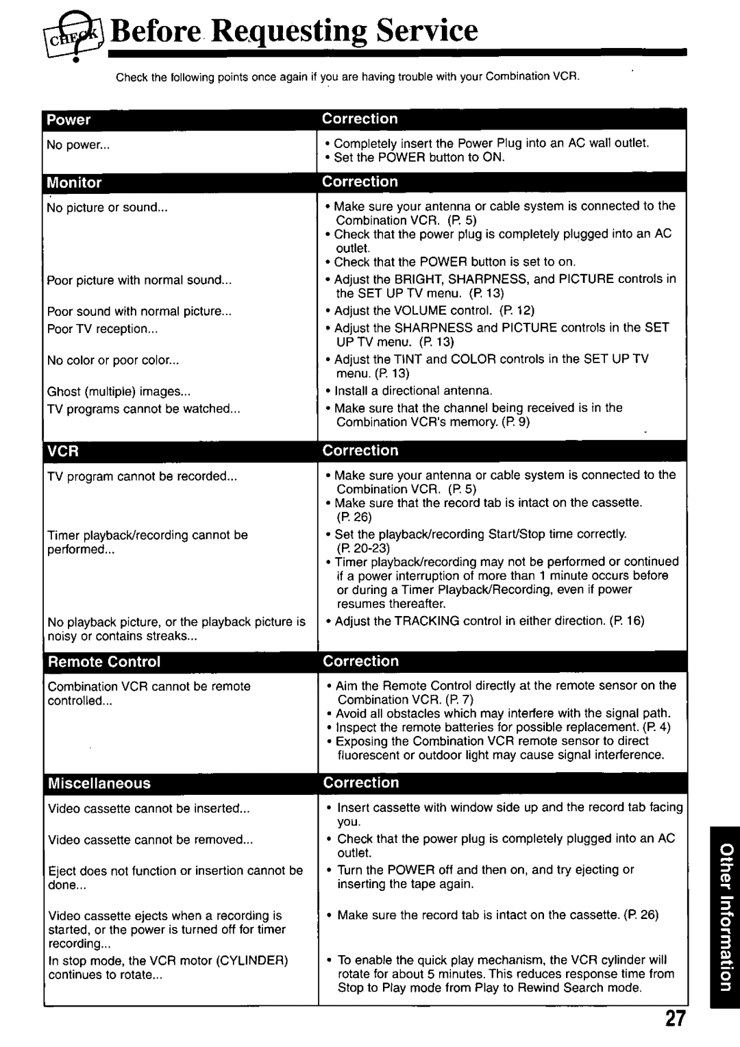 Panasonic AG-527D manual 