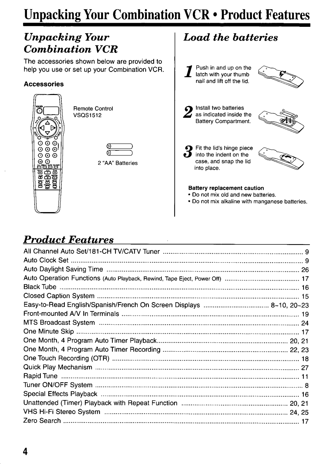 Panasonic AG-527D manual 