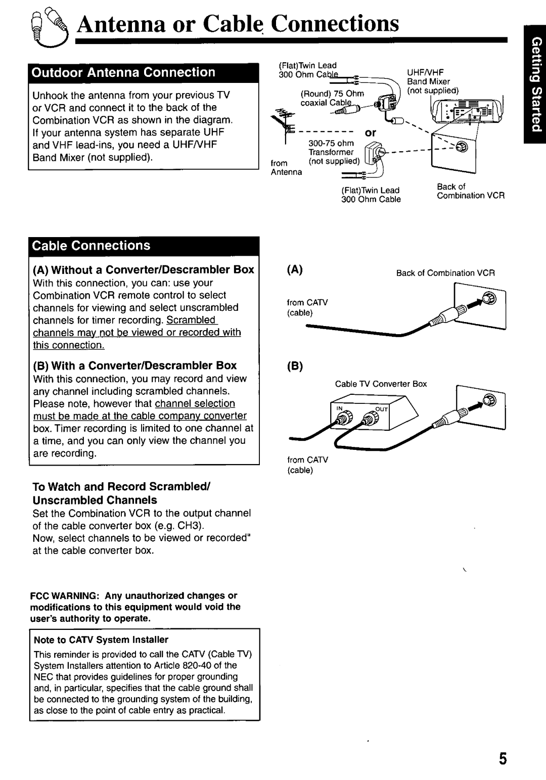 Panasonic AG-527D manual 