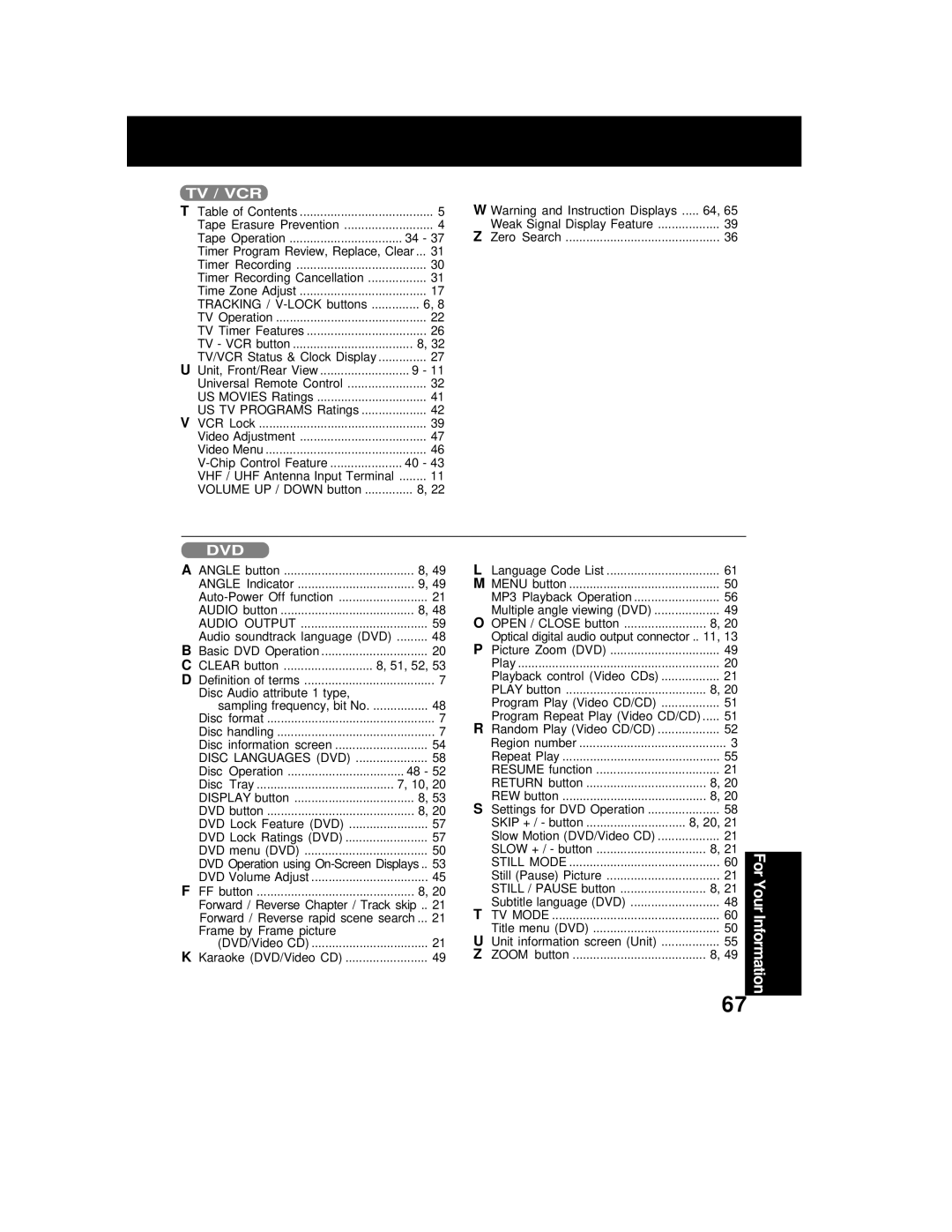 Panasonic AG 527DVDE manual Audio Output, Disc Languages DVD 