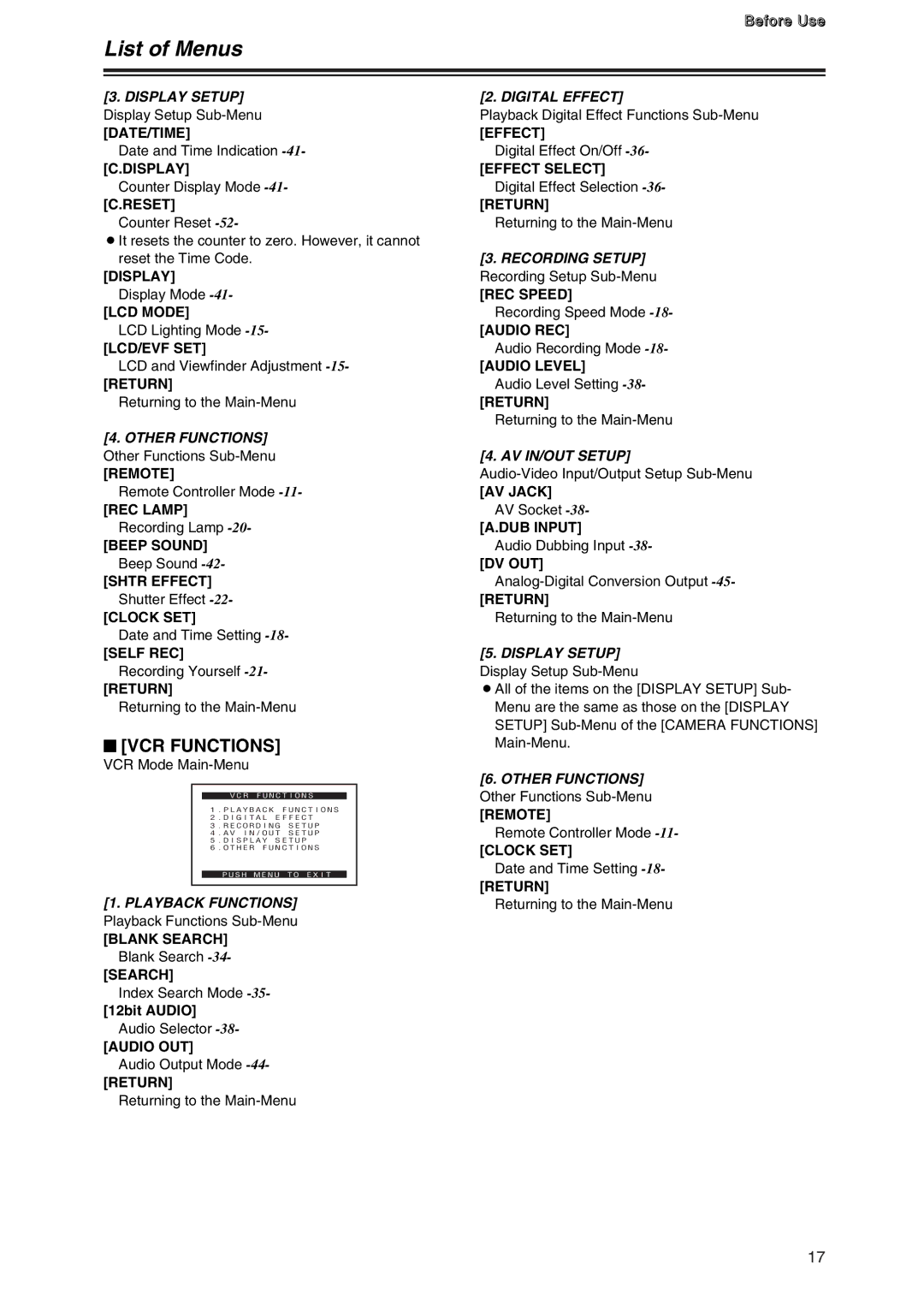 Panasonic AG-DVC7 manual 12bit Audio 