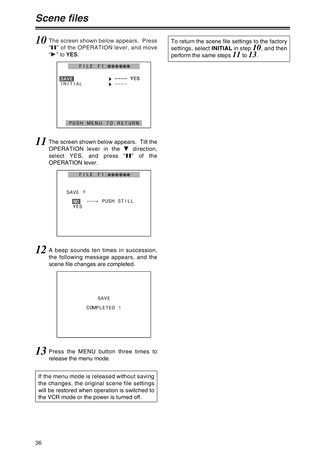 Panasonic AG-DVX100 P manual Save 