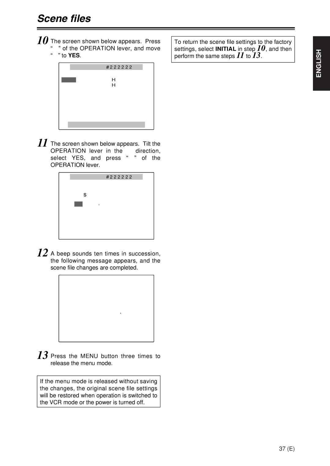 Panasonic AG-DVX100A manual Save 