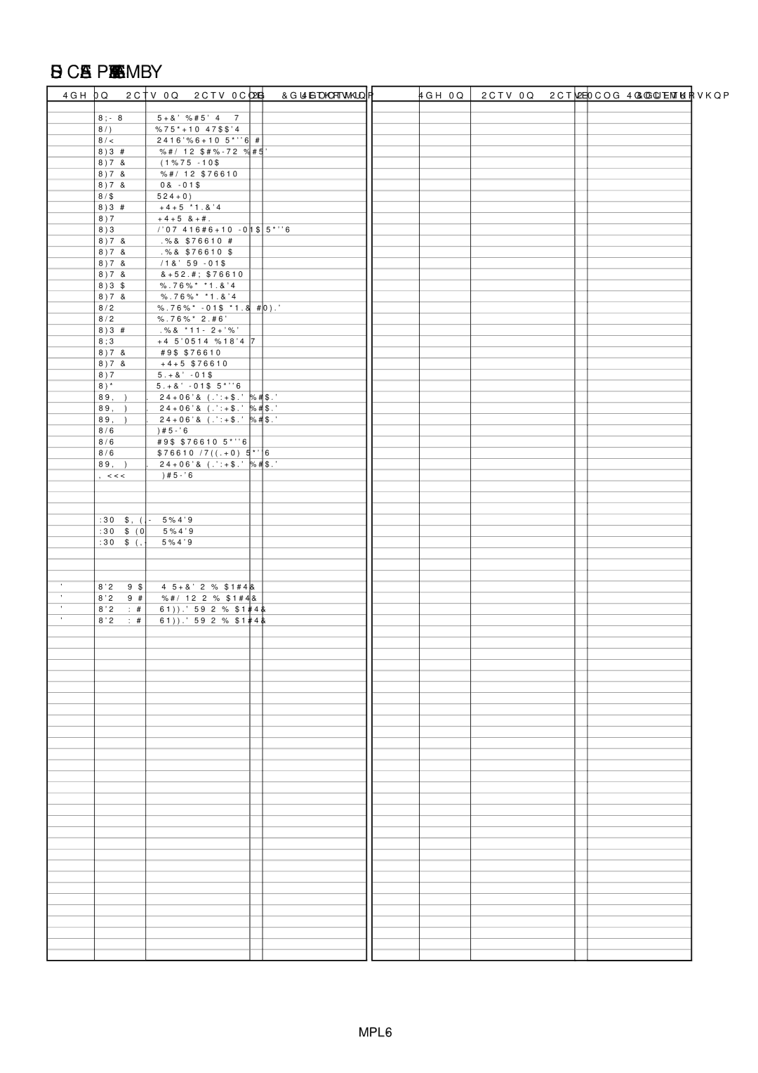 Panasonic AG-HMC151E manual Side Case Parts Assembly 