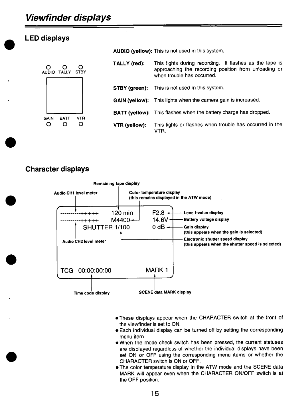 Panasonic AJ-D200P manual 