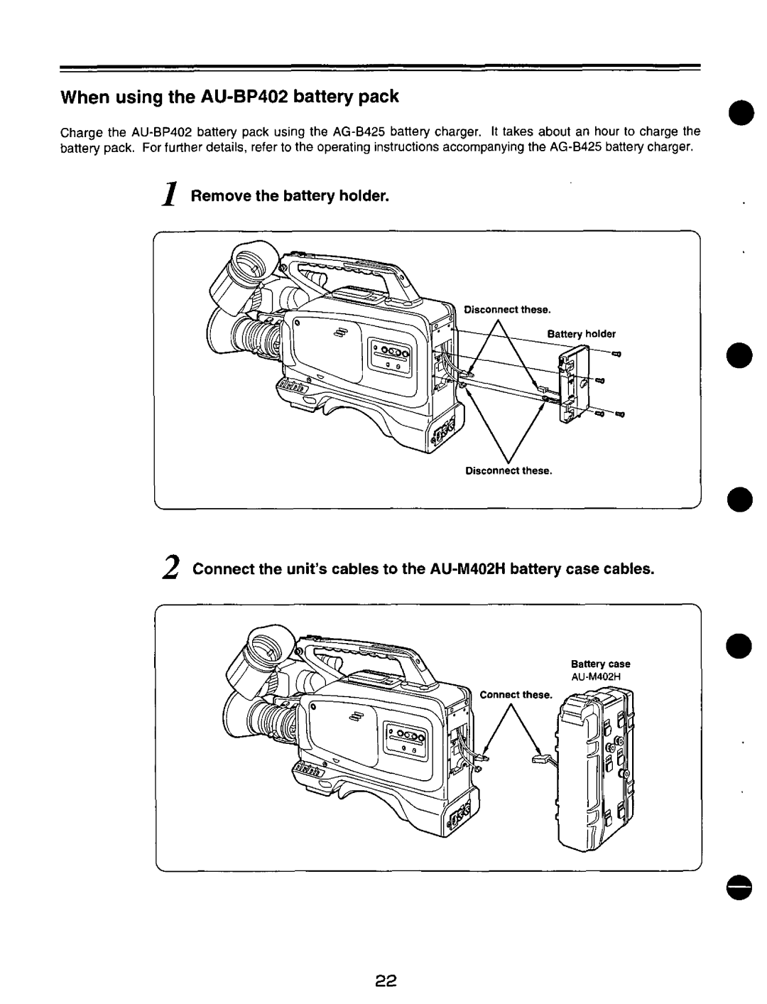 Panasonic AJ-D200P manual 