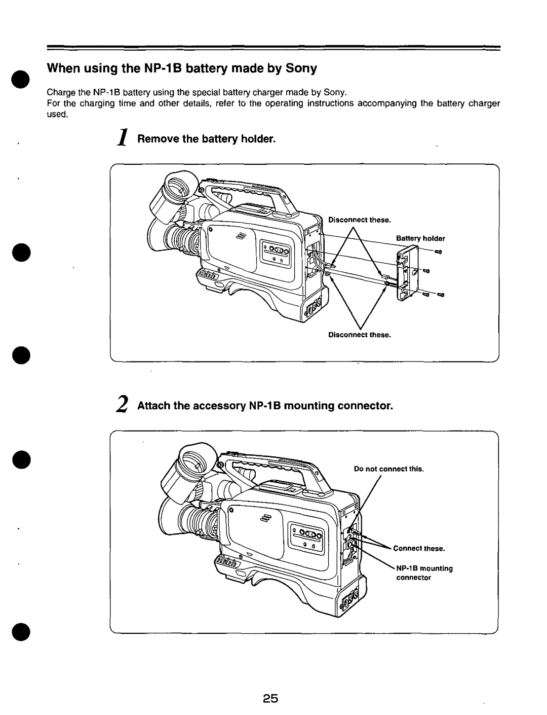 Panasonic AJ-D200P manual 