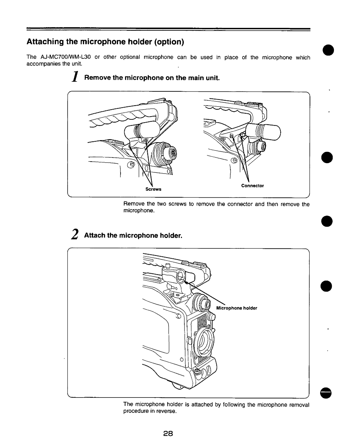 Panasonic AJ-D200P manual 