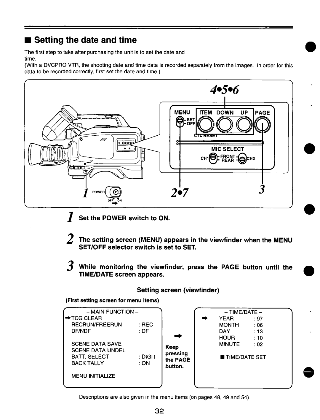 Panasonic AJ-D200P manual 