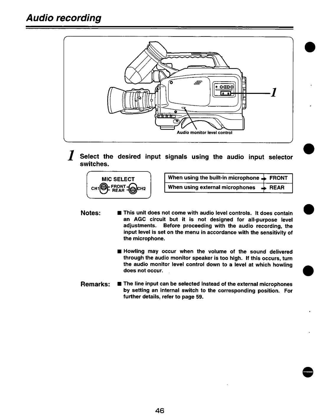 Panasonic AJ-D200P manual 