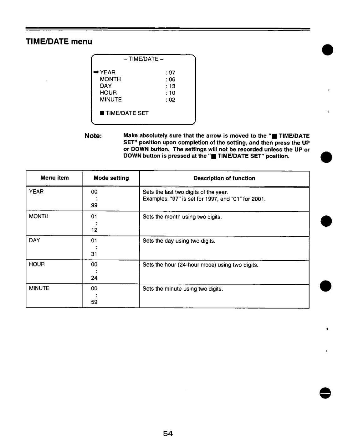 Panasonic AJ-D200P manual 