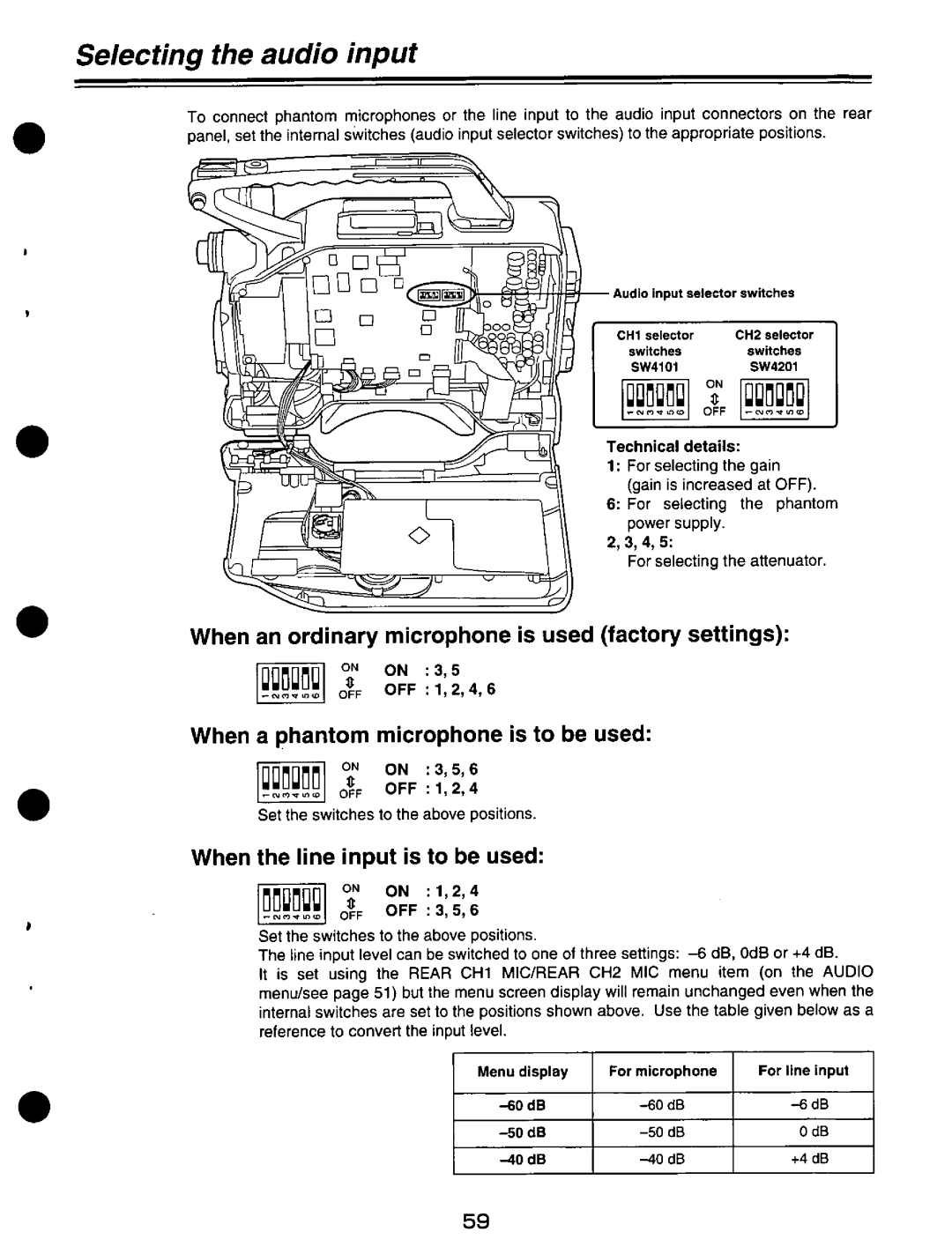 Panasonic AJ-D200P manual 