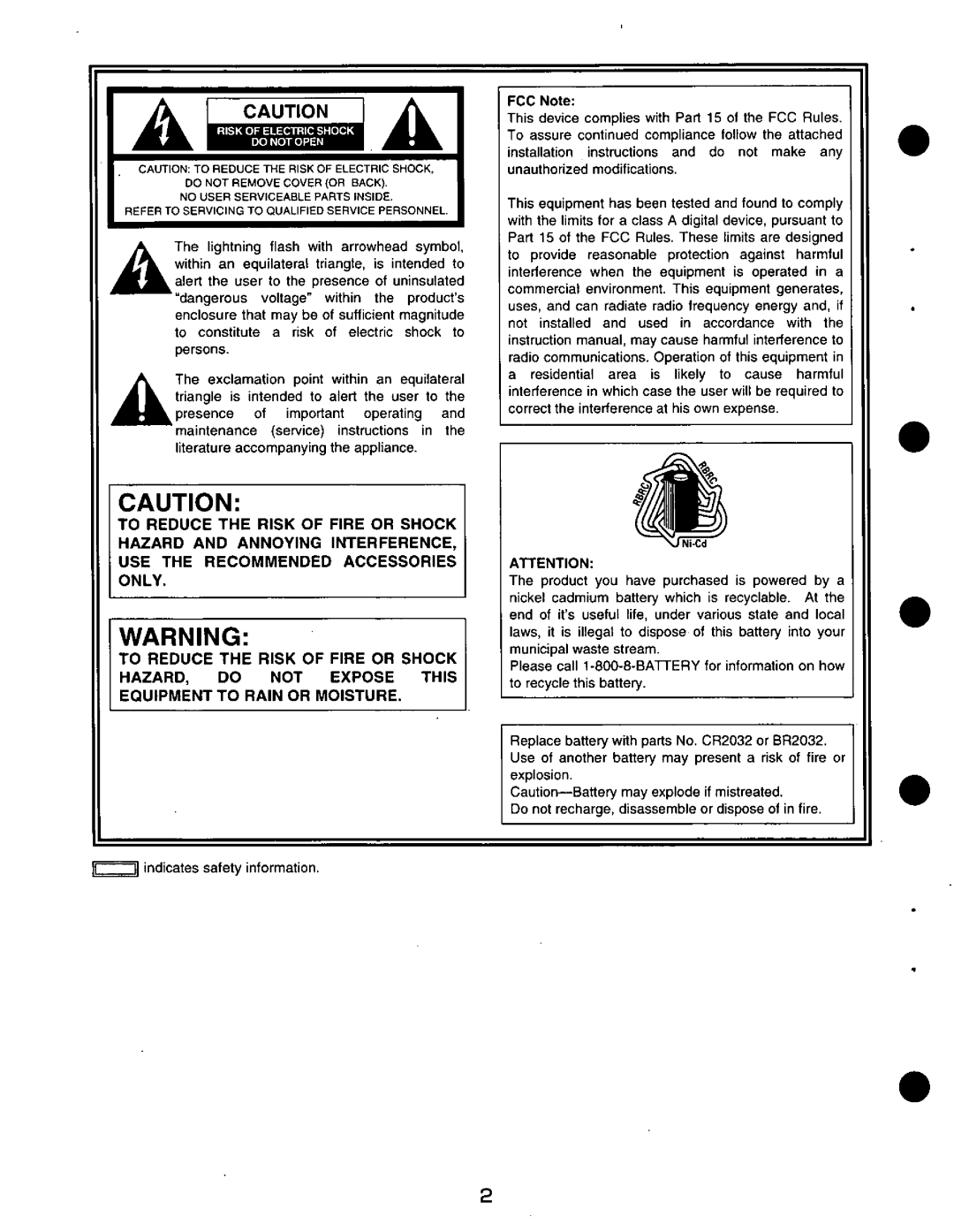 Panasonic AJ-D210P manual 