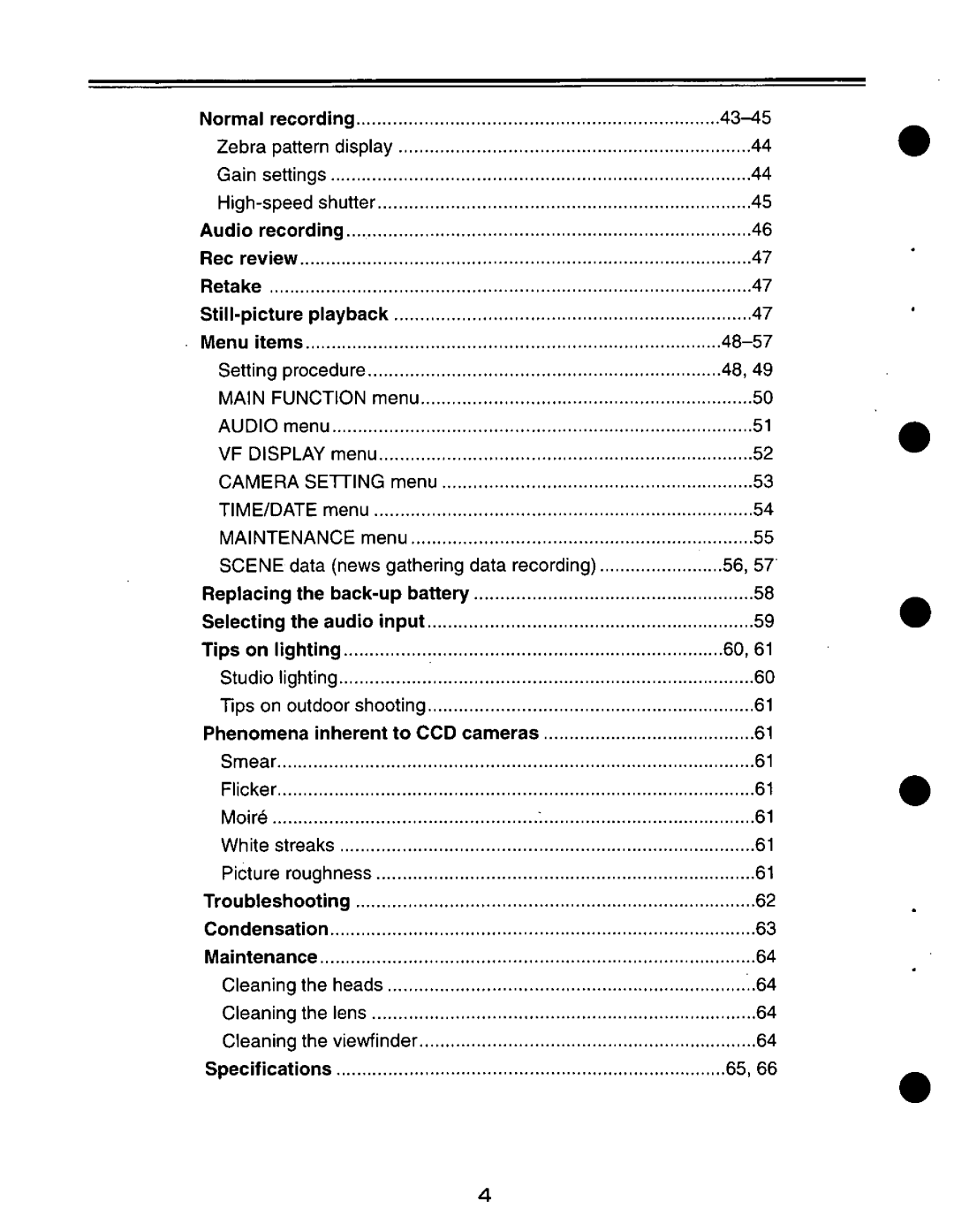 Panasonic AJ-D210P manual 