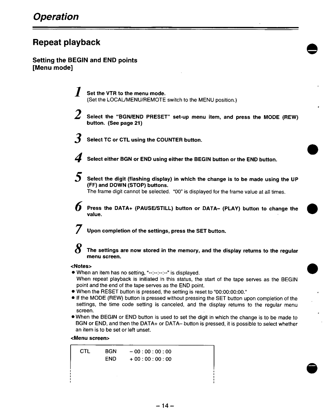 Panasonic AJ-D220 P manual 