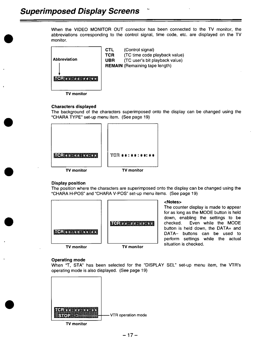 Panasonic AJ-D220 P manual 