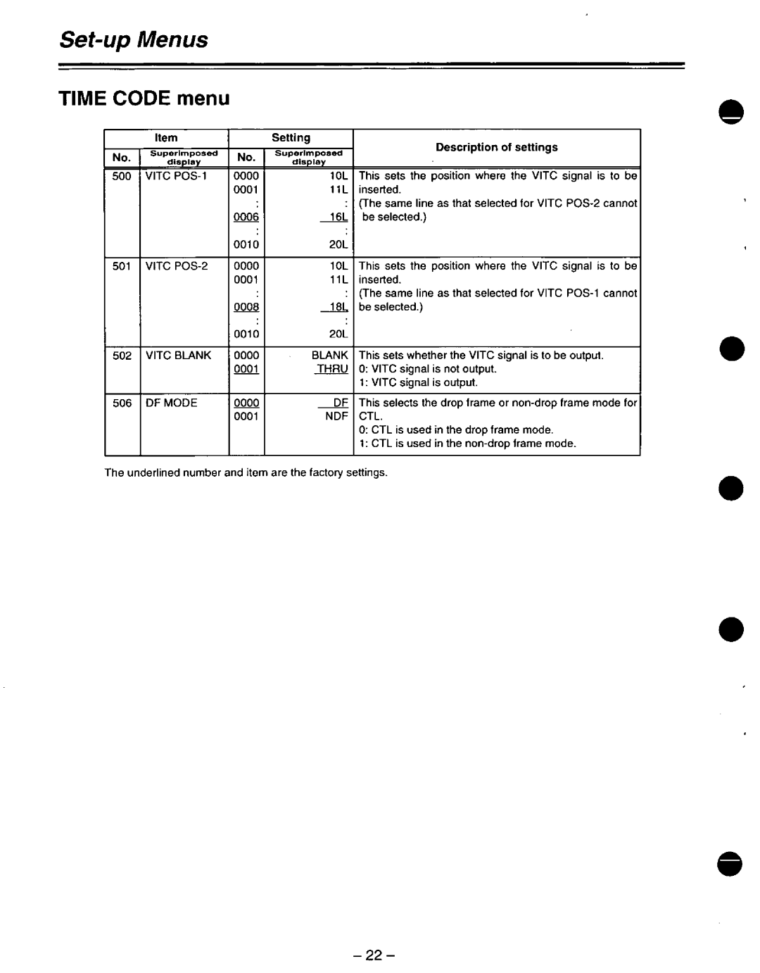 Panasonic AJ-D220 P manual 