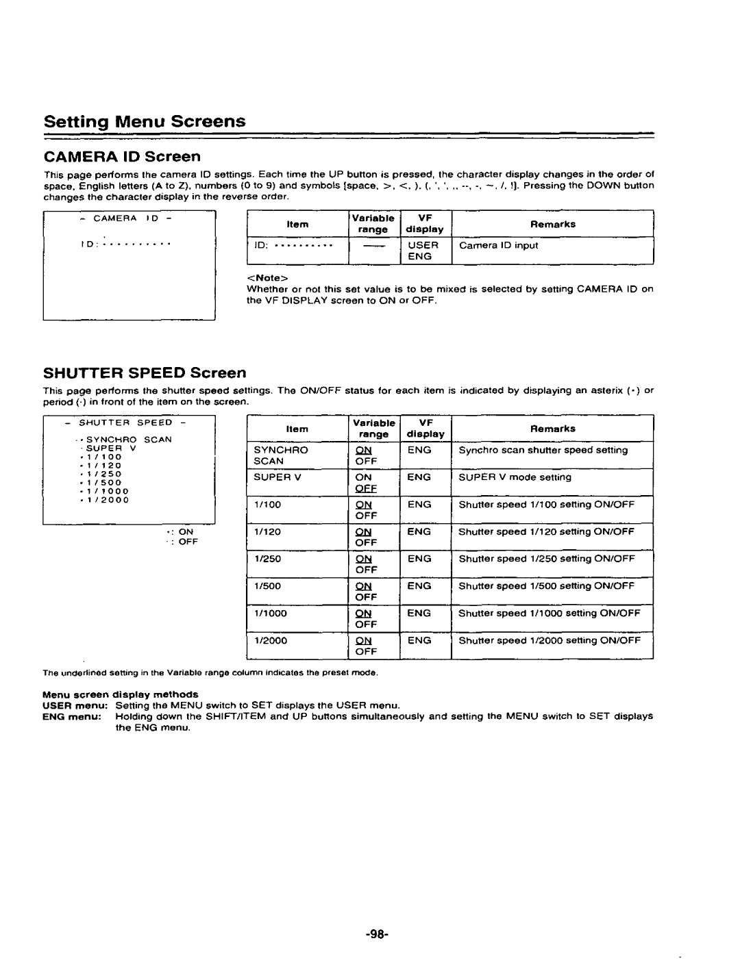 Panasonic AJ-D400P manual 