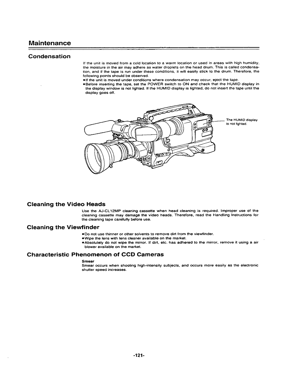 Panasonic AJ-D400P manual 