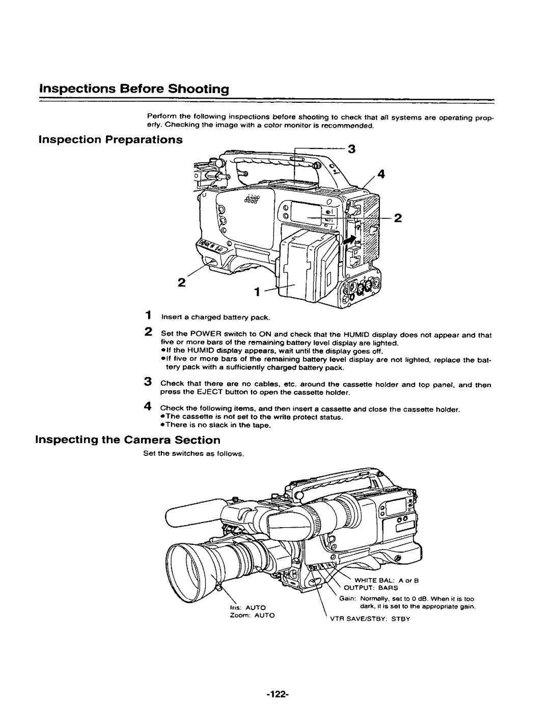 Panasonic AJ-D400P manual 