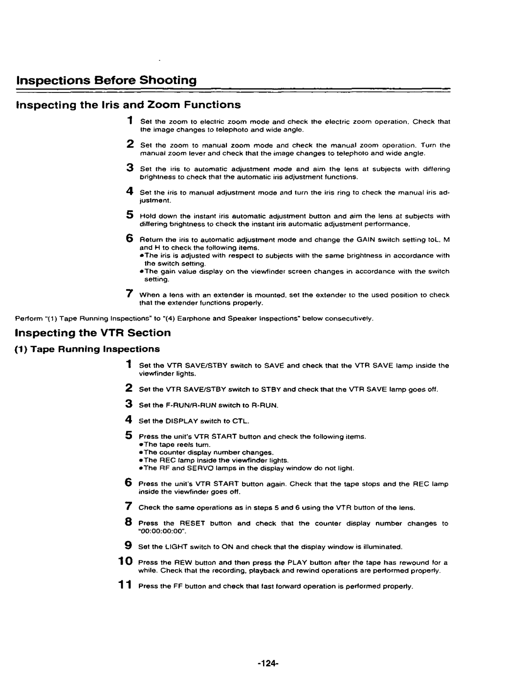 Panasonic AJ-D400P manual 