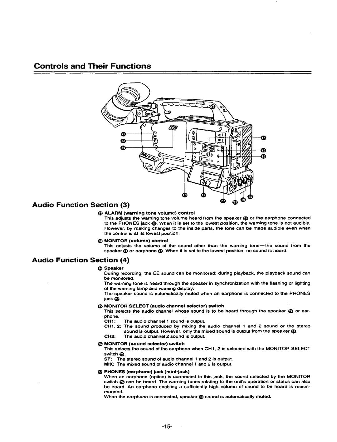 Panasonic AJ-D400P manual 