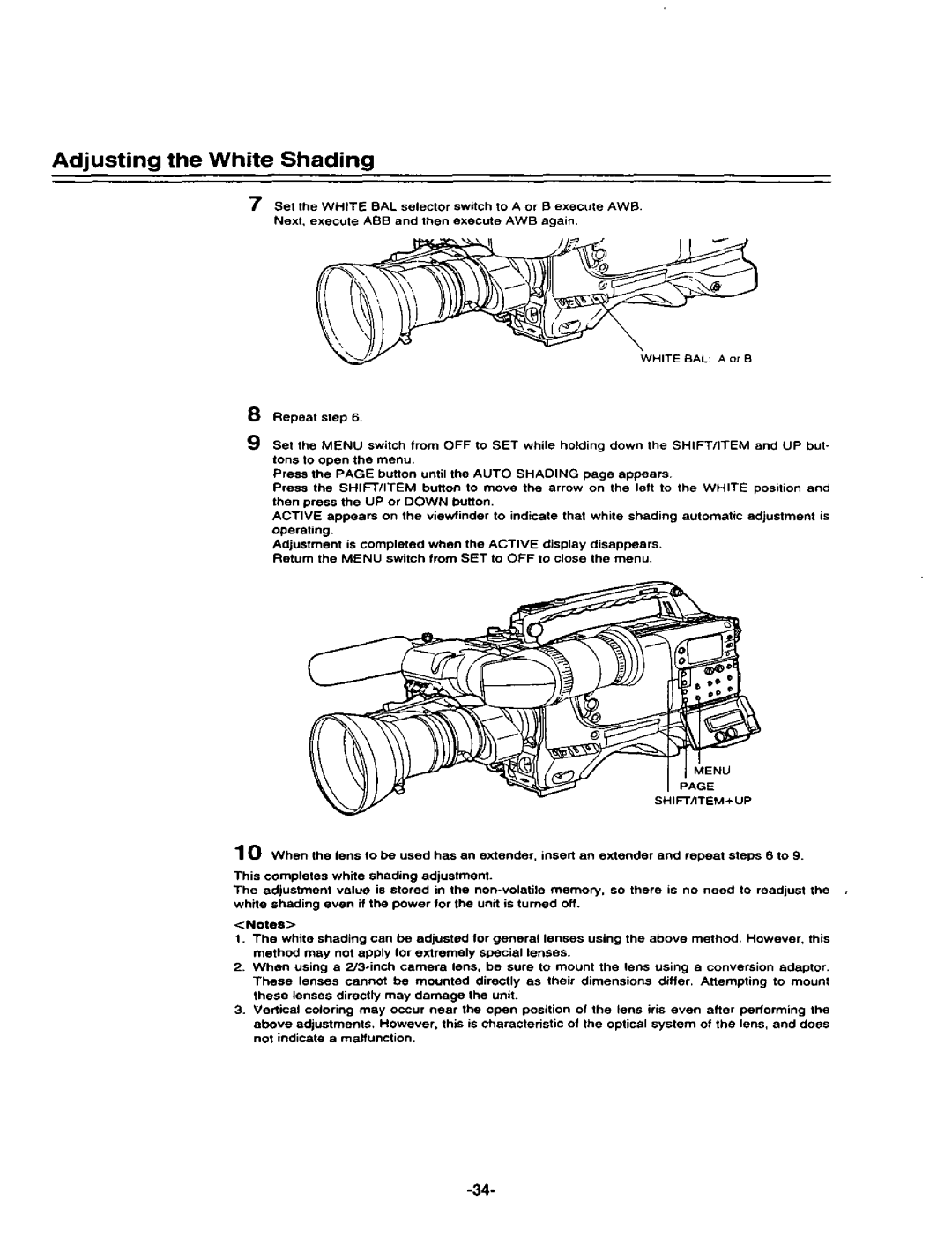 Panasonic AJ-D400P manual 