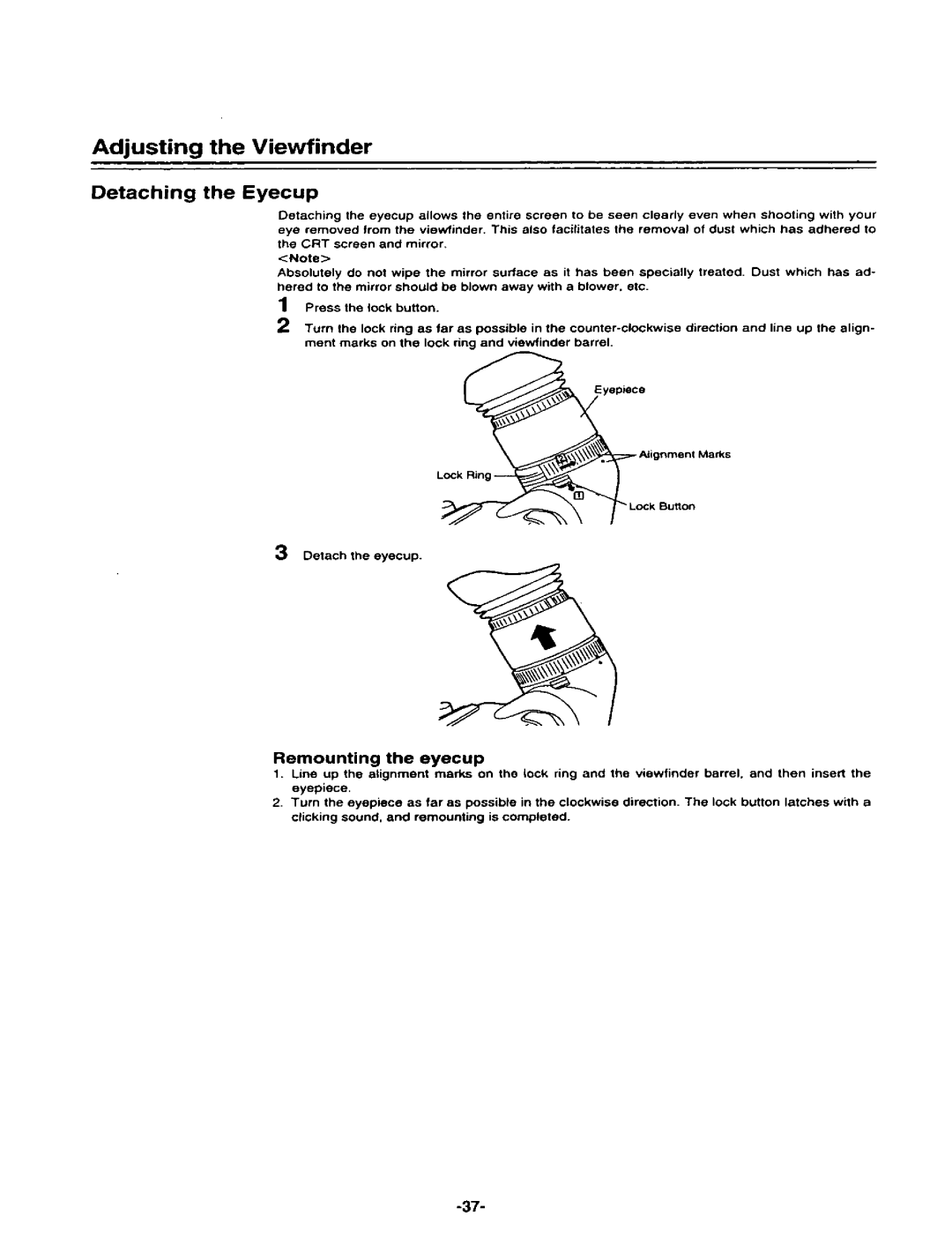 Panasonic AJ-D400P manual 