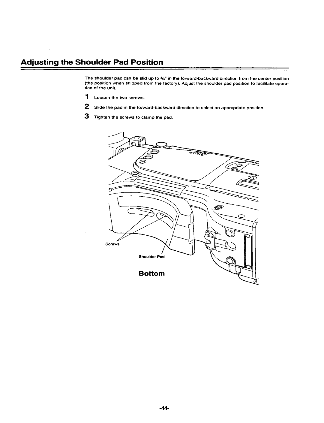 Panasonic AJ-D400P manual 