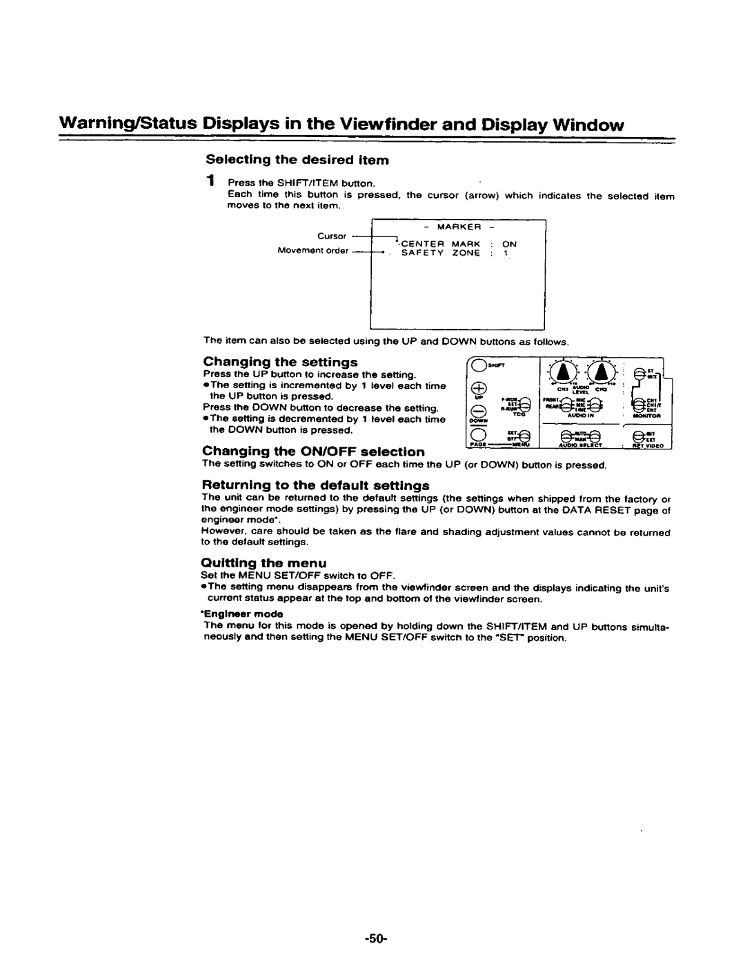 Panasonic AJ-D400P manual 