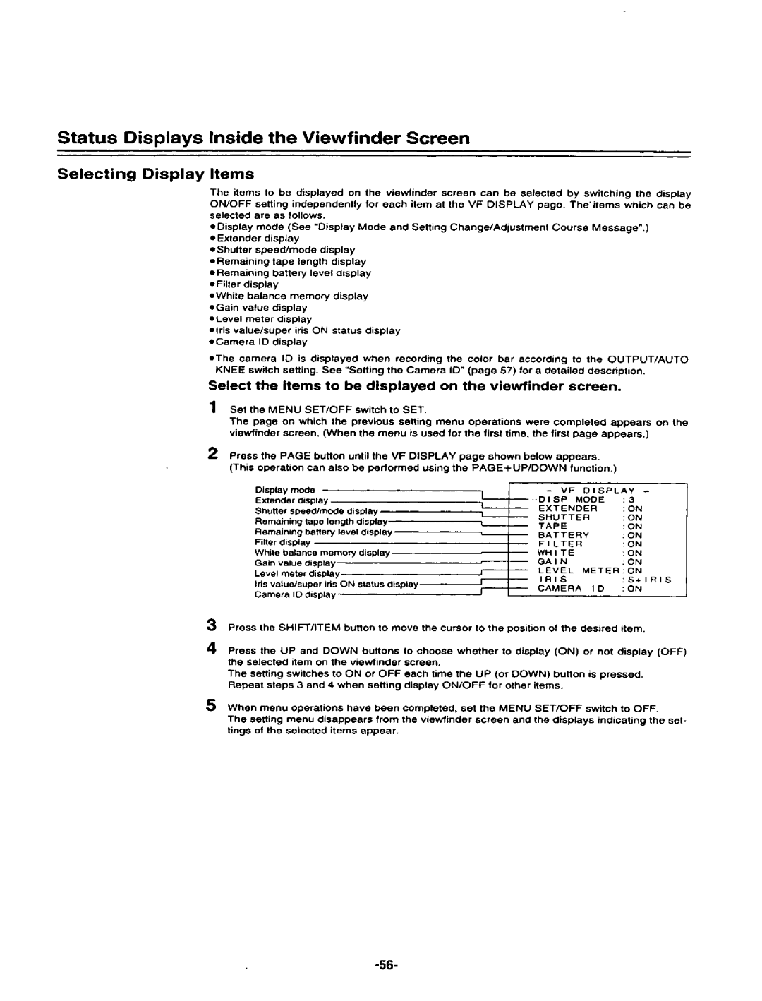 Panasonic AJ-D400P manual 