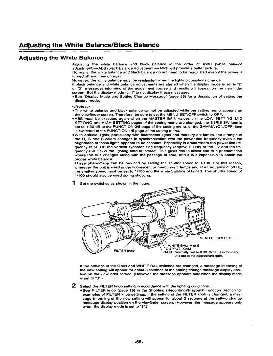 Panasonic AJ-D400P manual 