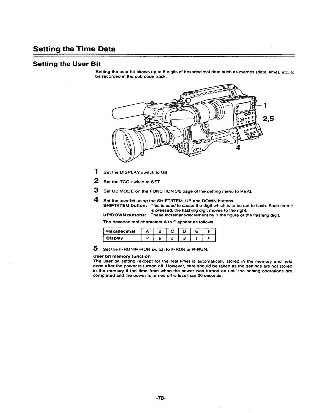 Panasonic AJ-D400P manual 