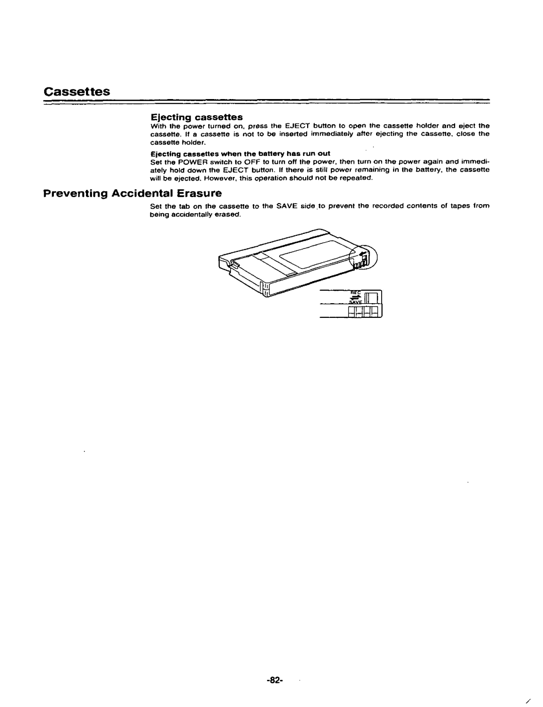 Panasonic AJ-D400P manual 