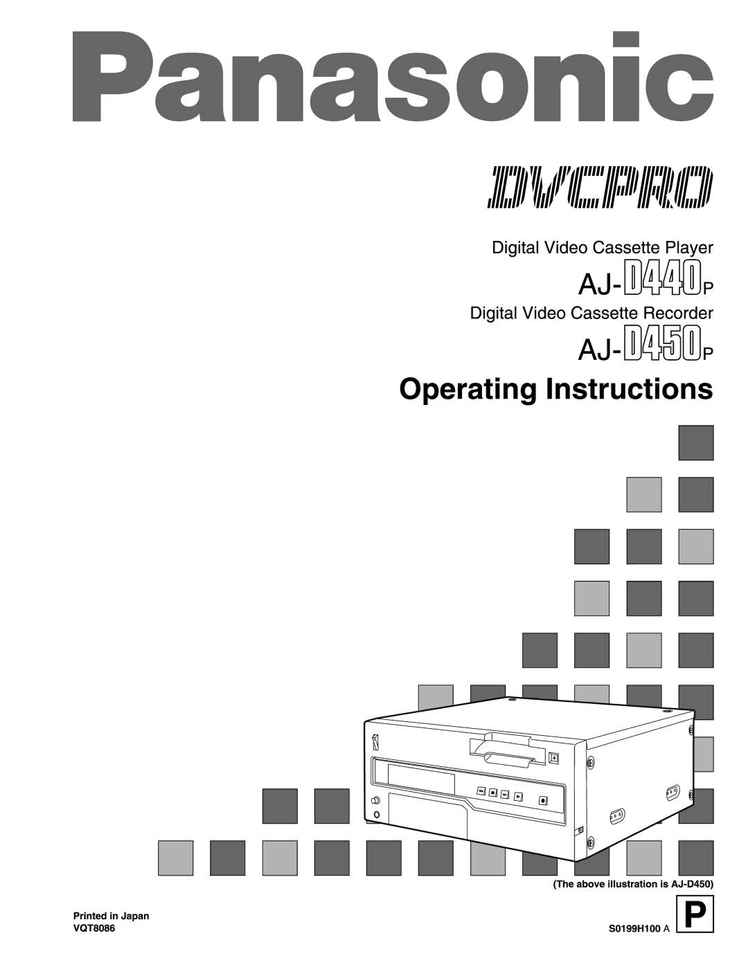 Panasonic AJ-D440, AJ-D450 manual 