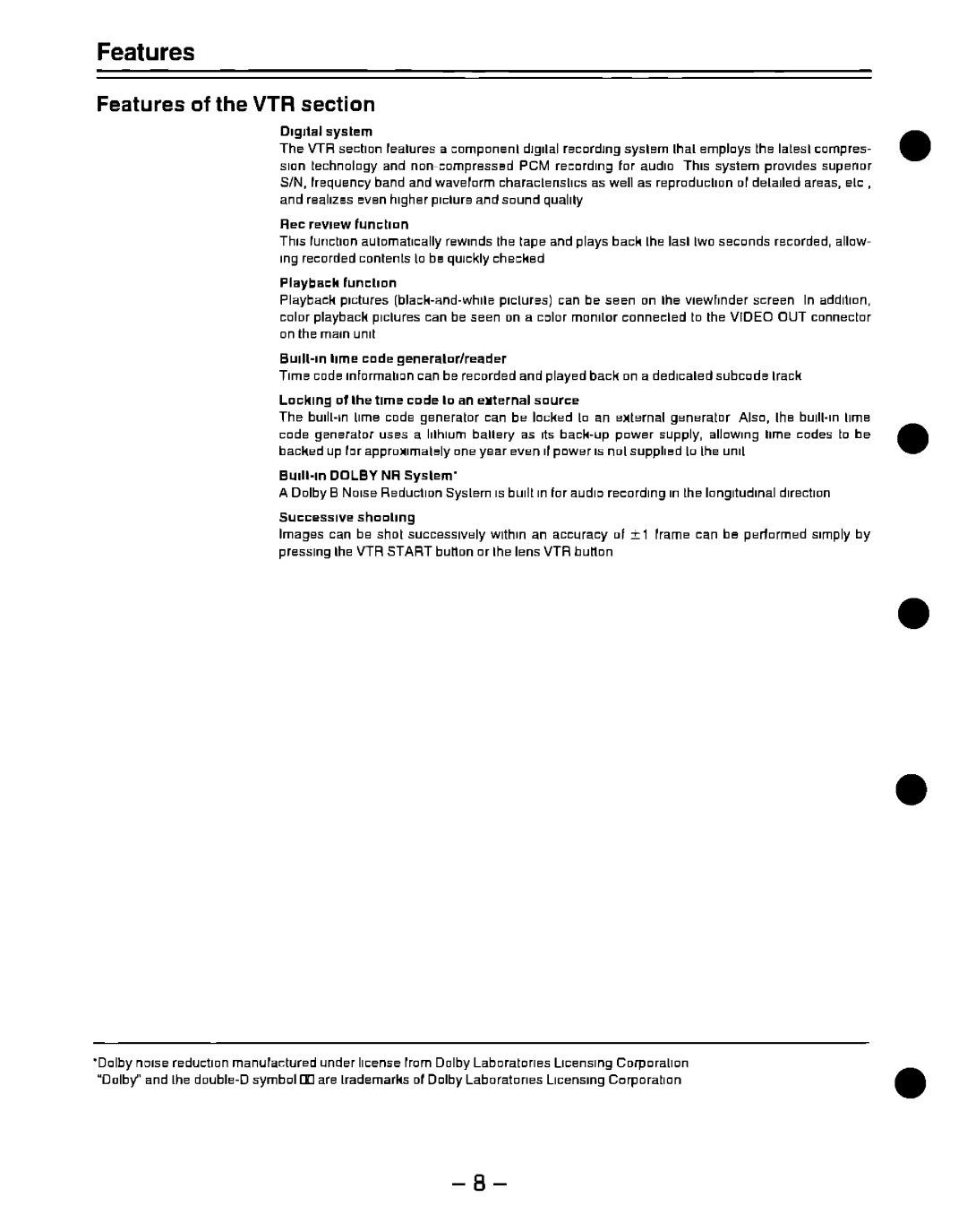 Panasonic AJ-D700P manual 