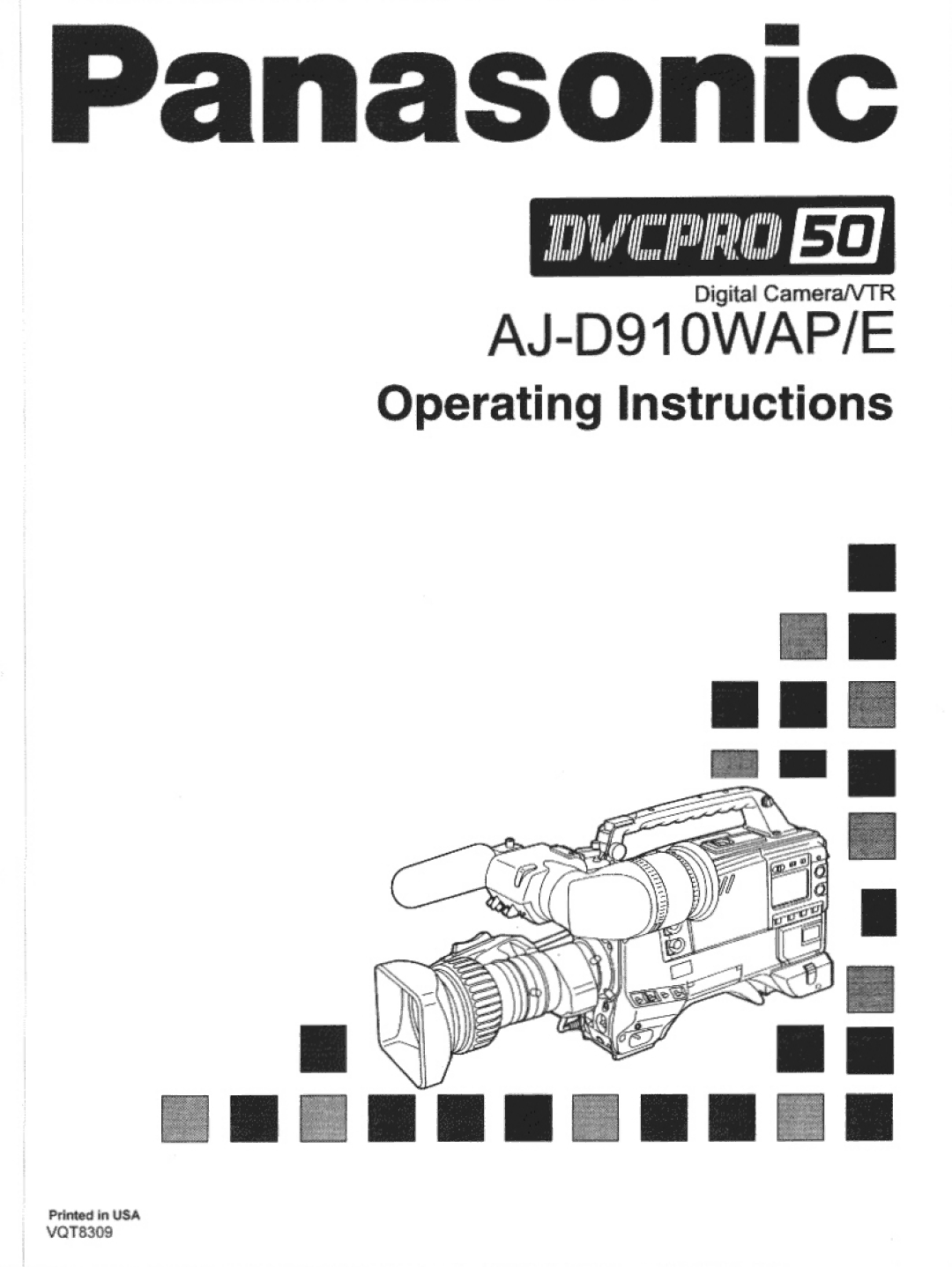 Panasonic AJ-D910WAP/E manual 