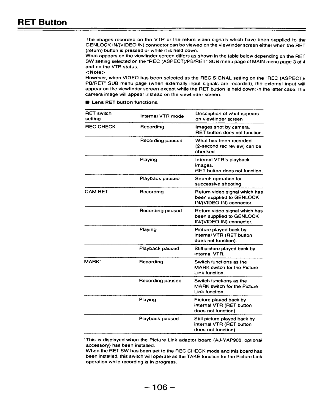 Panasonic AJ-D910WAP/E manual 