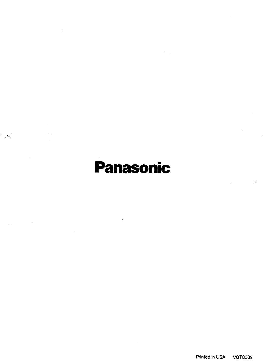 Panasonic AJ-D910WAP/E manual 