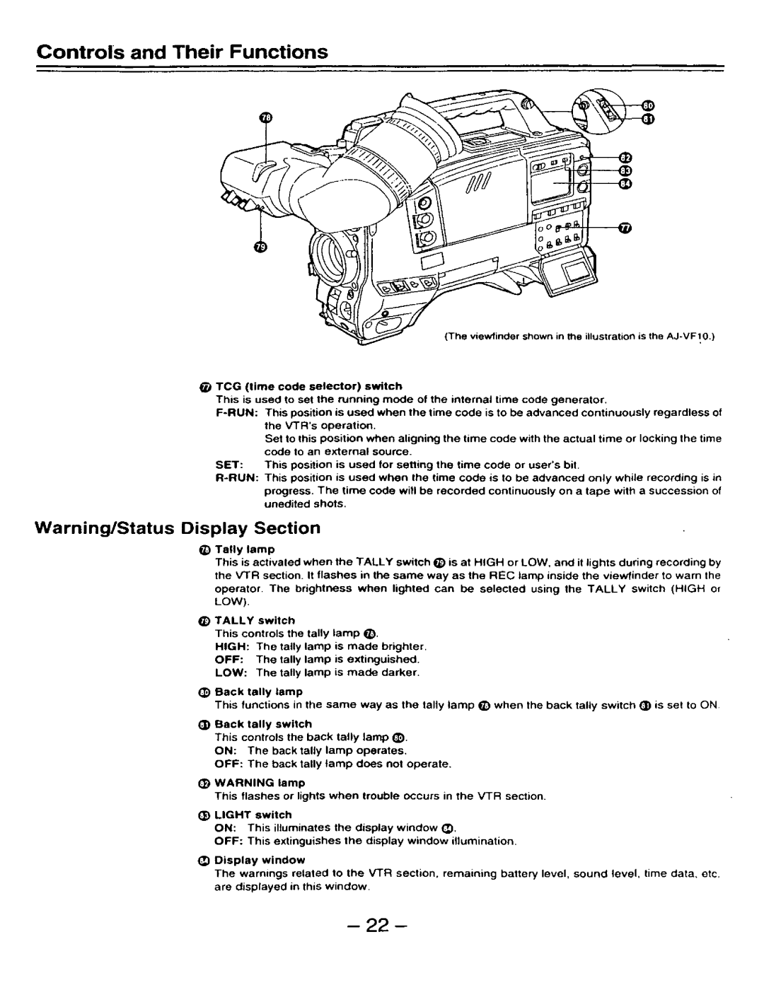 Panasonic AJ-D910WAP/E manual 