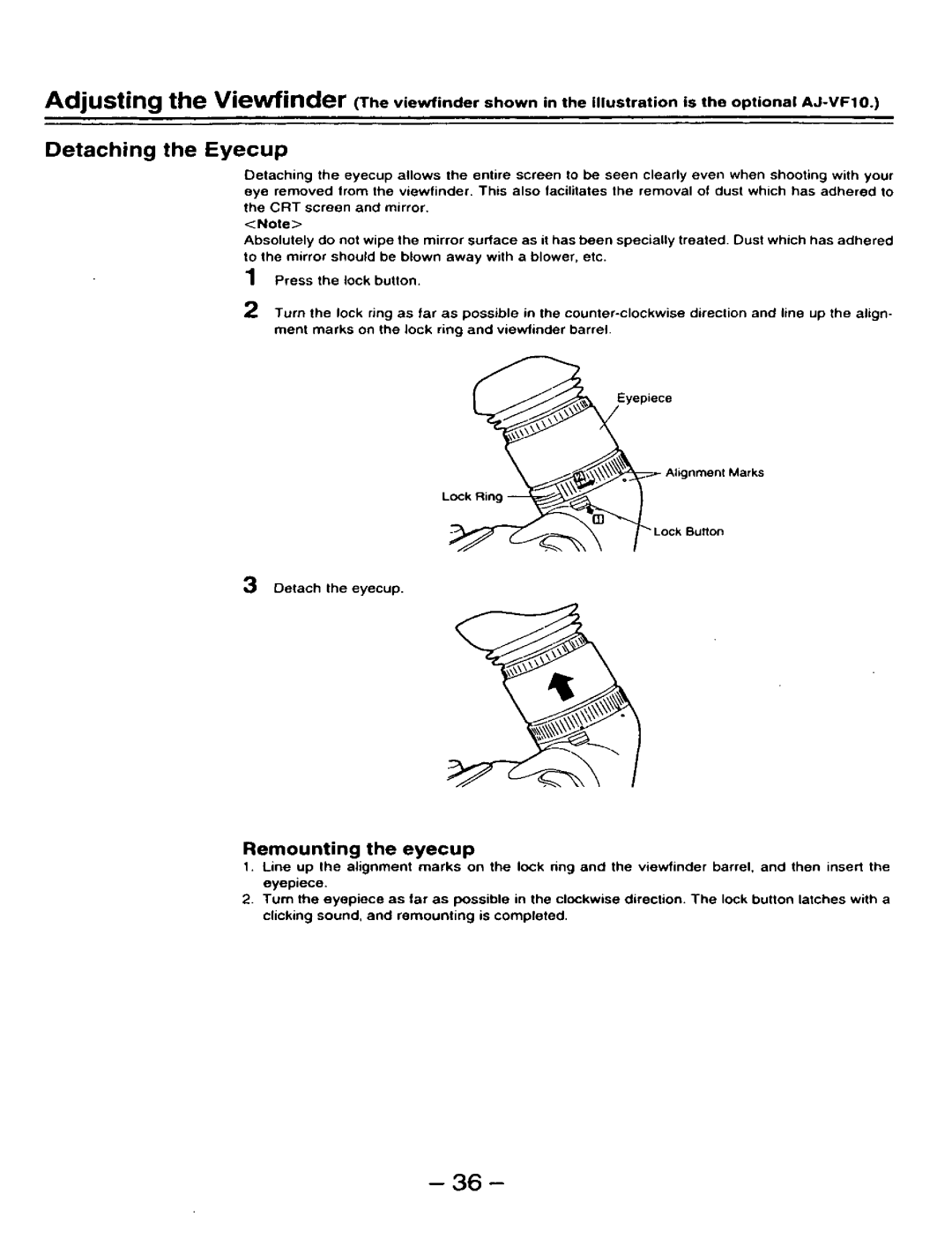 Panasonic AJ-D910WAP/E manual 