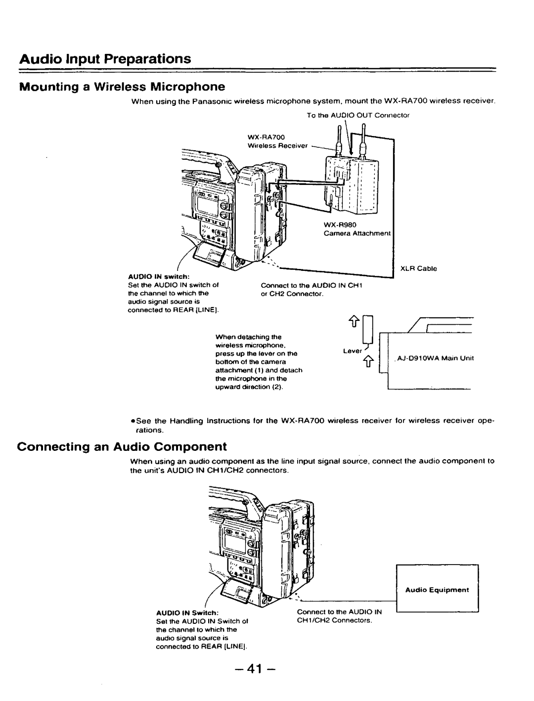 Panasonic AJ-D910WAP/E manual 