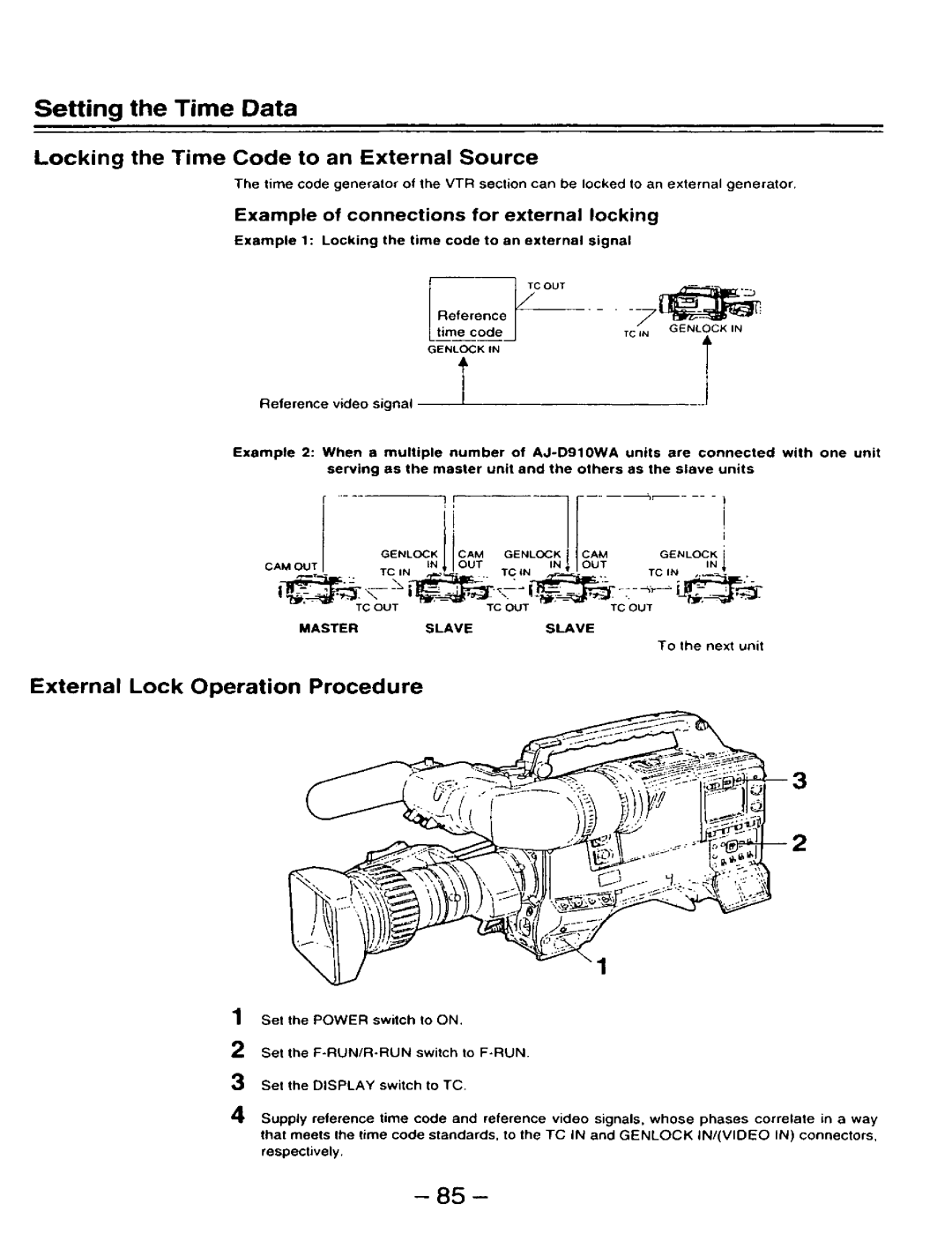 Panasonic AJ-D910WAP/E manual 