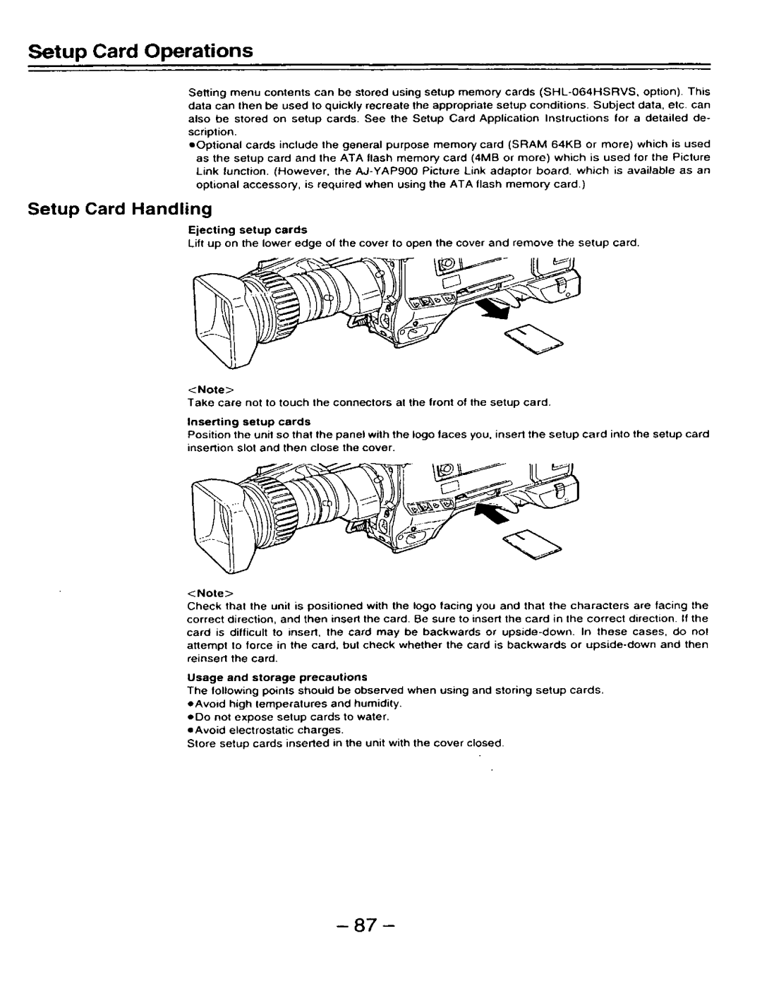 Panasonic AJ-D910WAP/E manual 