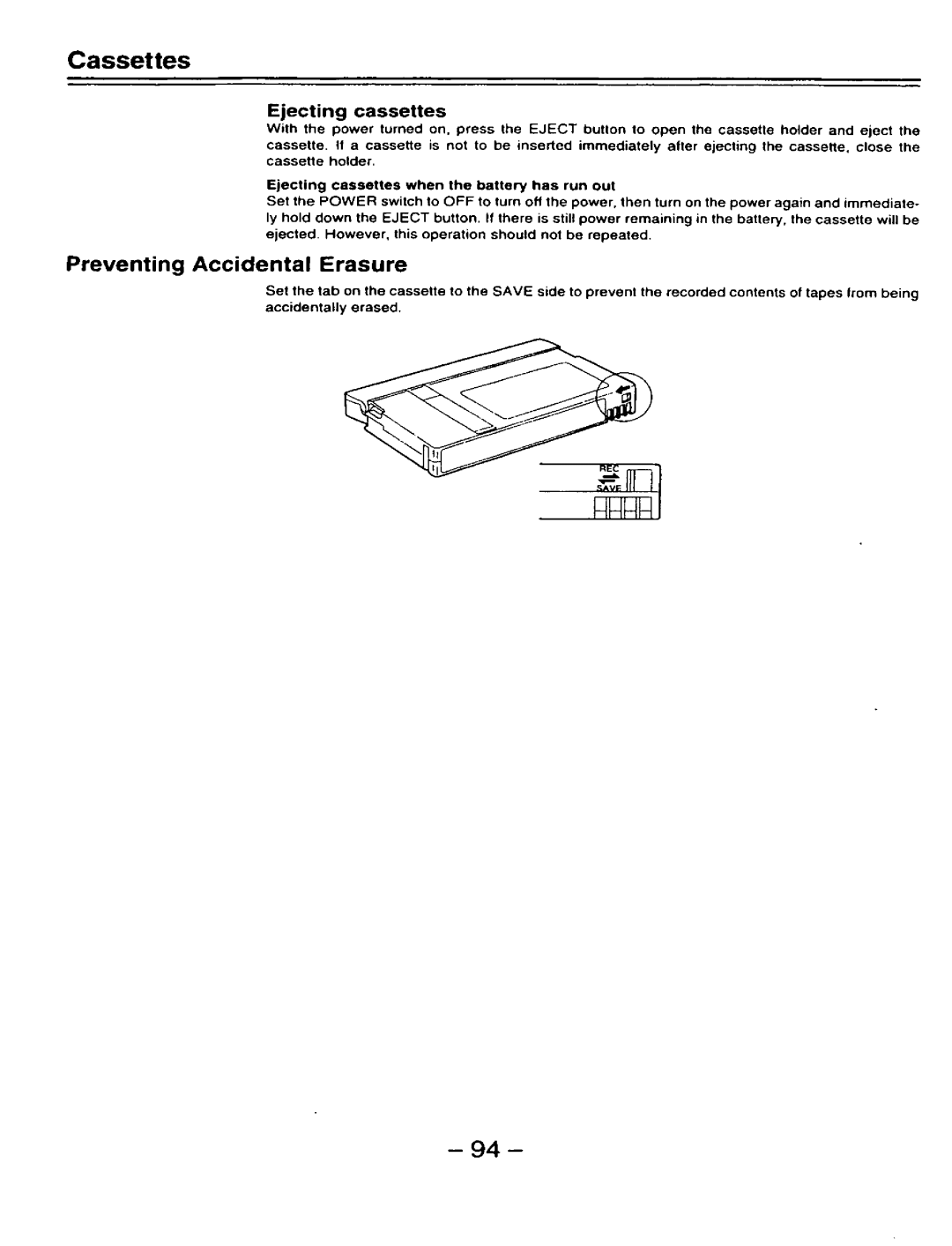 Panasonic AJ-D910WAP/E manual 