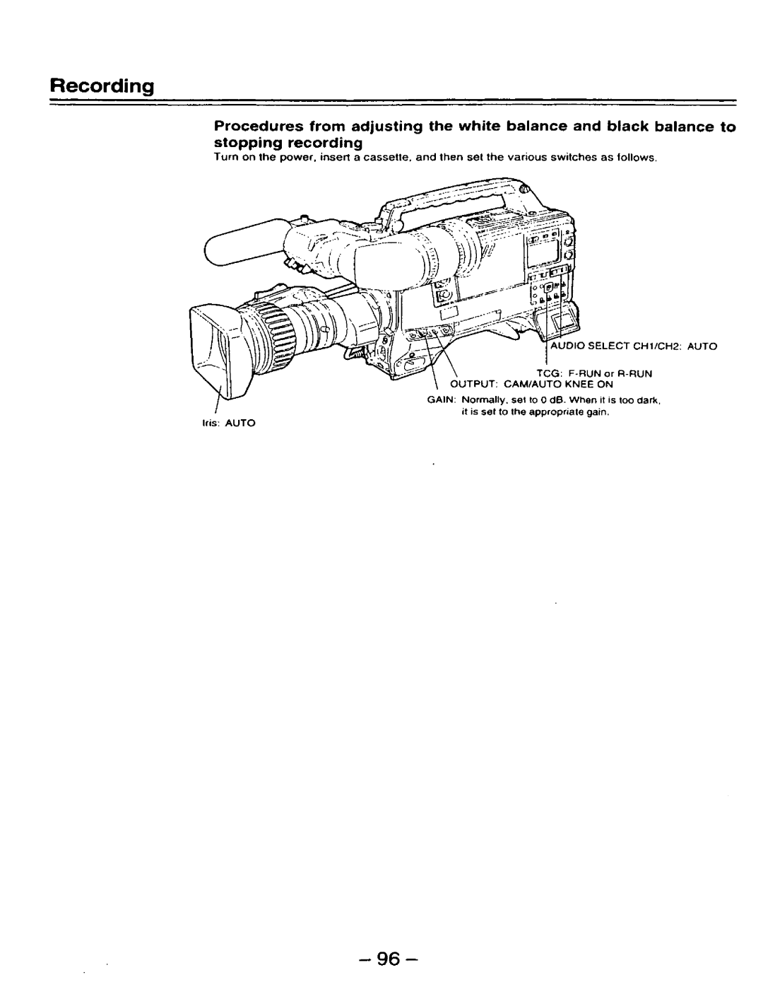 Panasonic AJ-D910WAP/E manual 