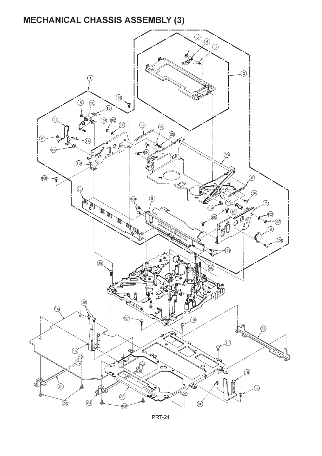 Panasonic AJ-HDX900MC manual 106 105 102 103 