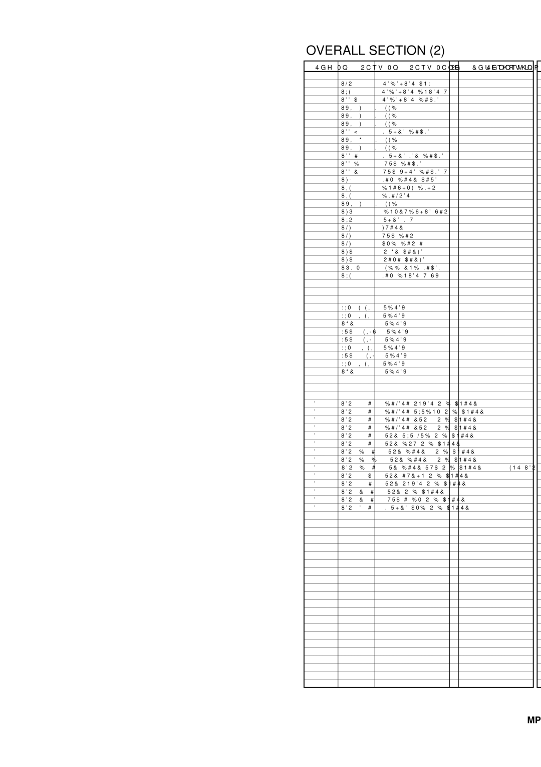 Panasonic AJ-HPX2100MC, AJ-HPX2100E, AJ-HPX2000P, AJ-YA350G manual MPL-4 