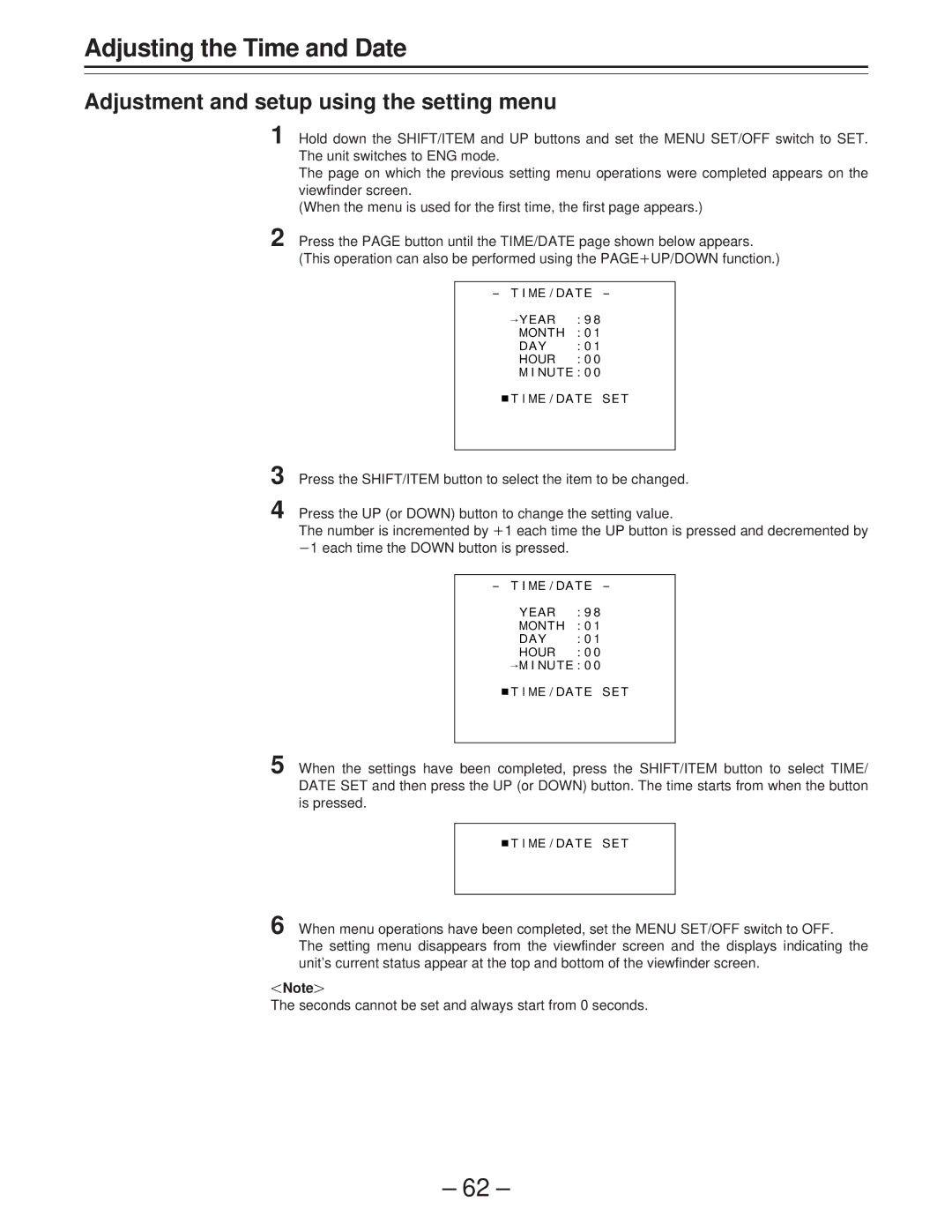 Panasonic AJ-PD900WP operating instructions 